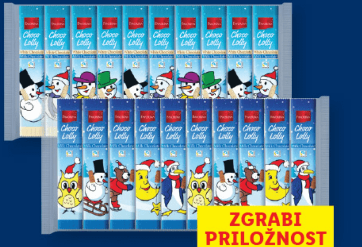 Favorina Čokoladne lizike 150 g - Akcija v trgovini Lidl