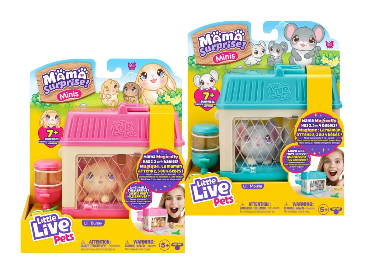 Igralni komplet z miško/zajčkom Mama Surprise! Minis, Little Live Pets - Akcija v trgovini Lidl