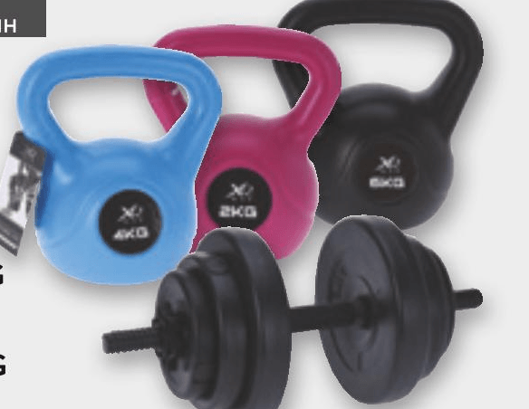 Set uteži 10 KG - Akcija v trgovini Spar