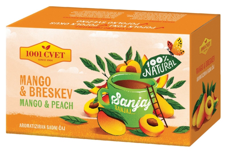 Čaj 1001 Cvet od 20 do 100 g - Akcija v trgovini Tuš