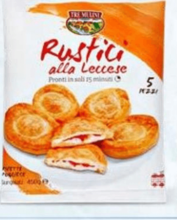 Rustici iz listnatega testa 450 g TRE MULINI - Akcija v trgovini Eurospin