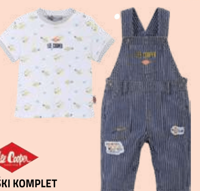 Deški komplet Le Cooper - Akcija v trgovini E.Leclerc