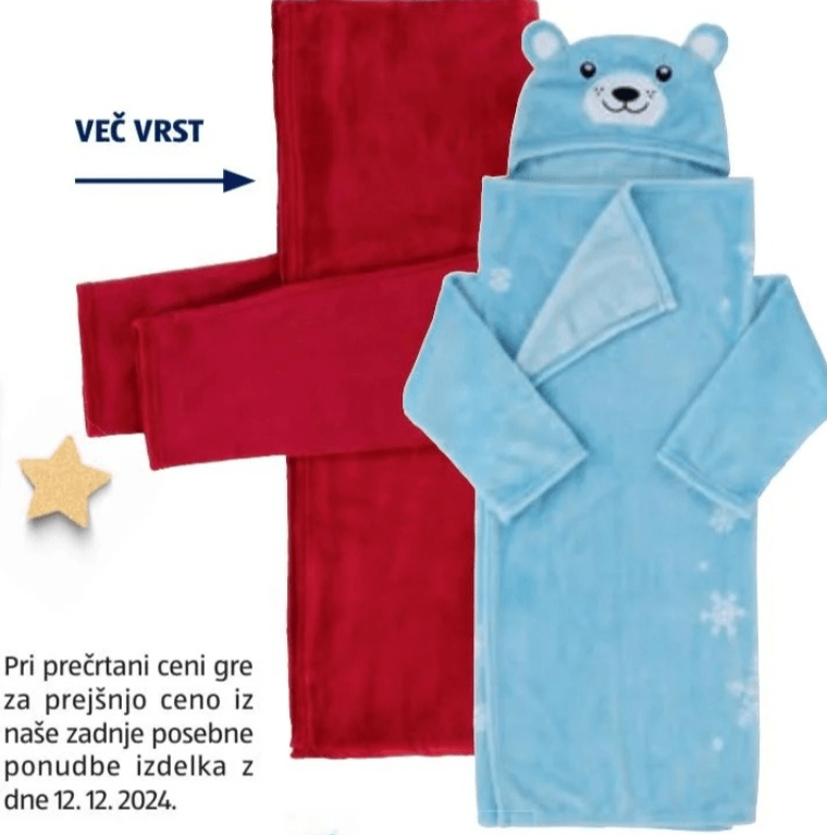 Odeja z rokavi Home Creation - Akcija v trgovini Hofer