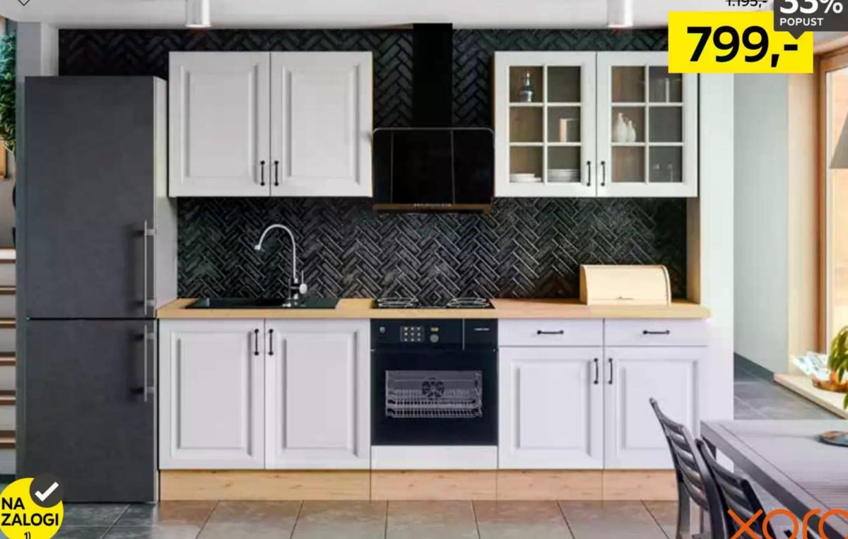 Xora Kuhinja po elementih - Akcija v trgovini Lesnina