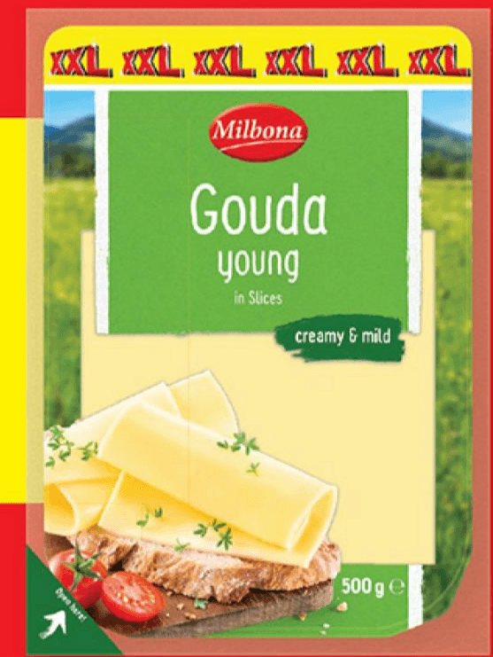 Milbona sir Gouda 500 g + 200 g gratis Akcija u trgovini Lidl