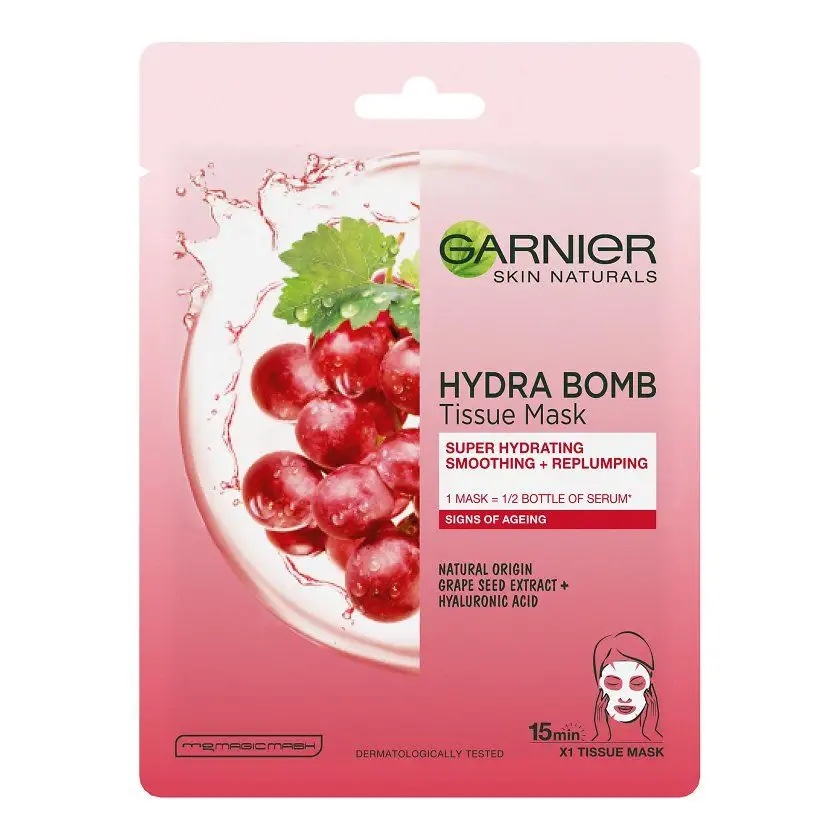 Garnier Skin Naturals Hydra Bomb maska za obraz 28 g Akcija v trgovini Dm