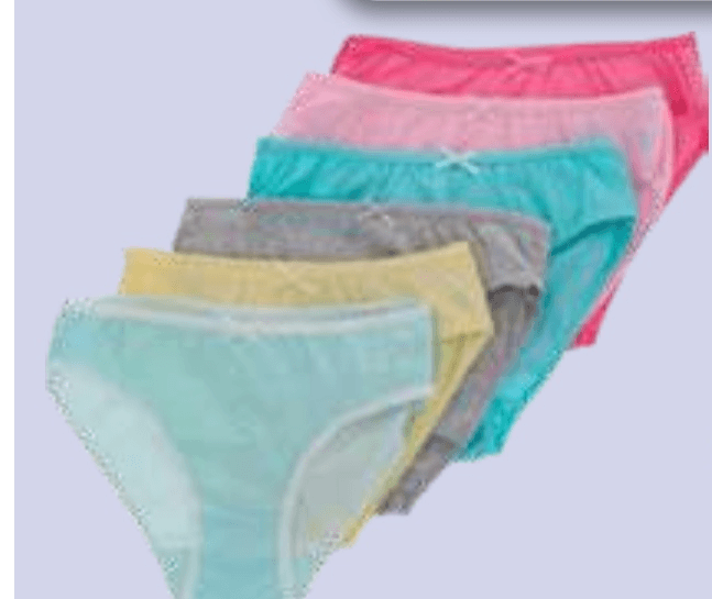 Dekliške Spodnje Hlačke 6X Naša Znamka - Akcija v trgovini E.Leclerc