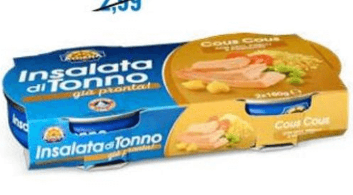 Athena Tunina s fižolom/grahom 2 x 160 g - Akcija v trgovini Eurospin