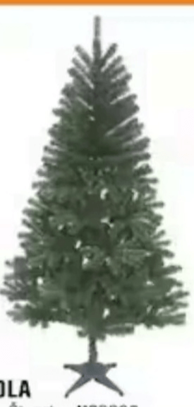 Umetna jelka Hartola - Akcija v trgovini Obi