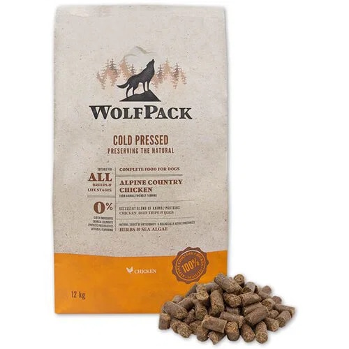 Hladno stiskana hrana WolfPack 12 kg Akcija v trgovini Mr. Pet