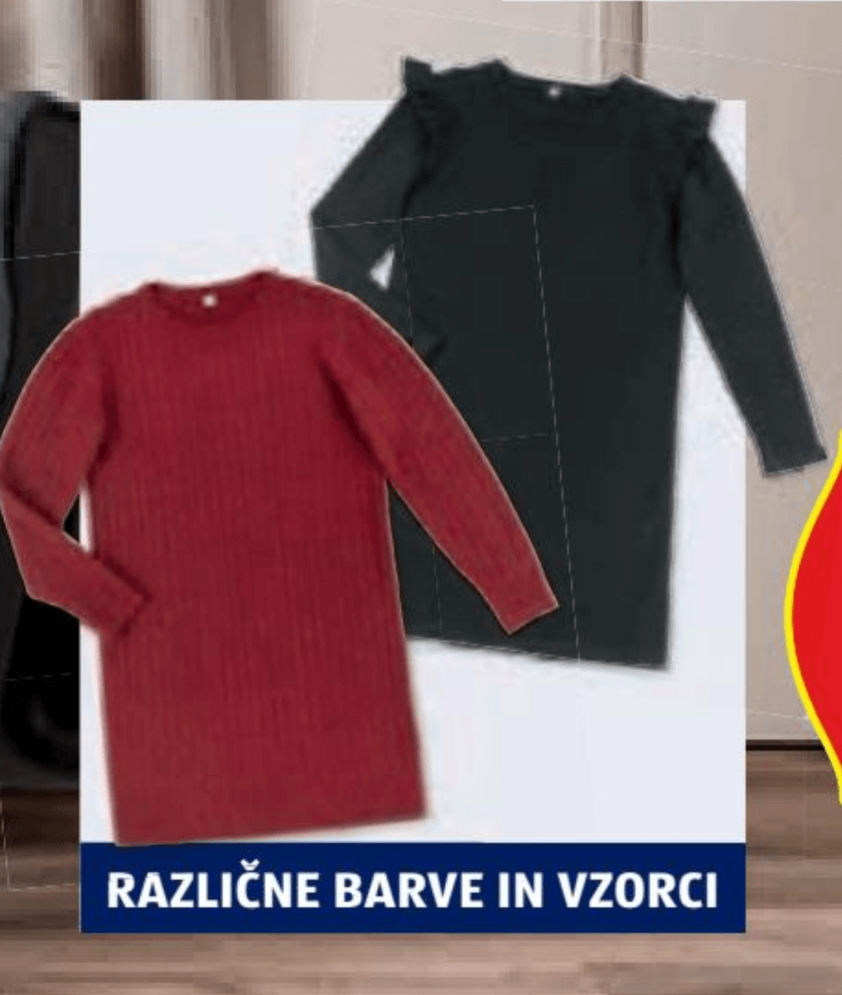 Otroška pletena obleka L&D - Akcija v trgovini Hofer