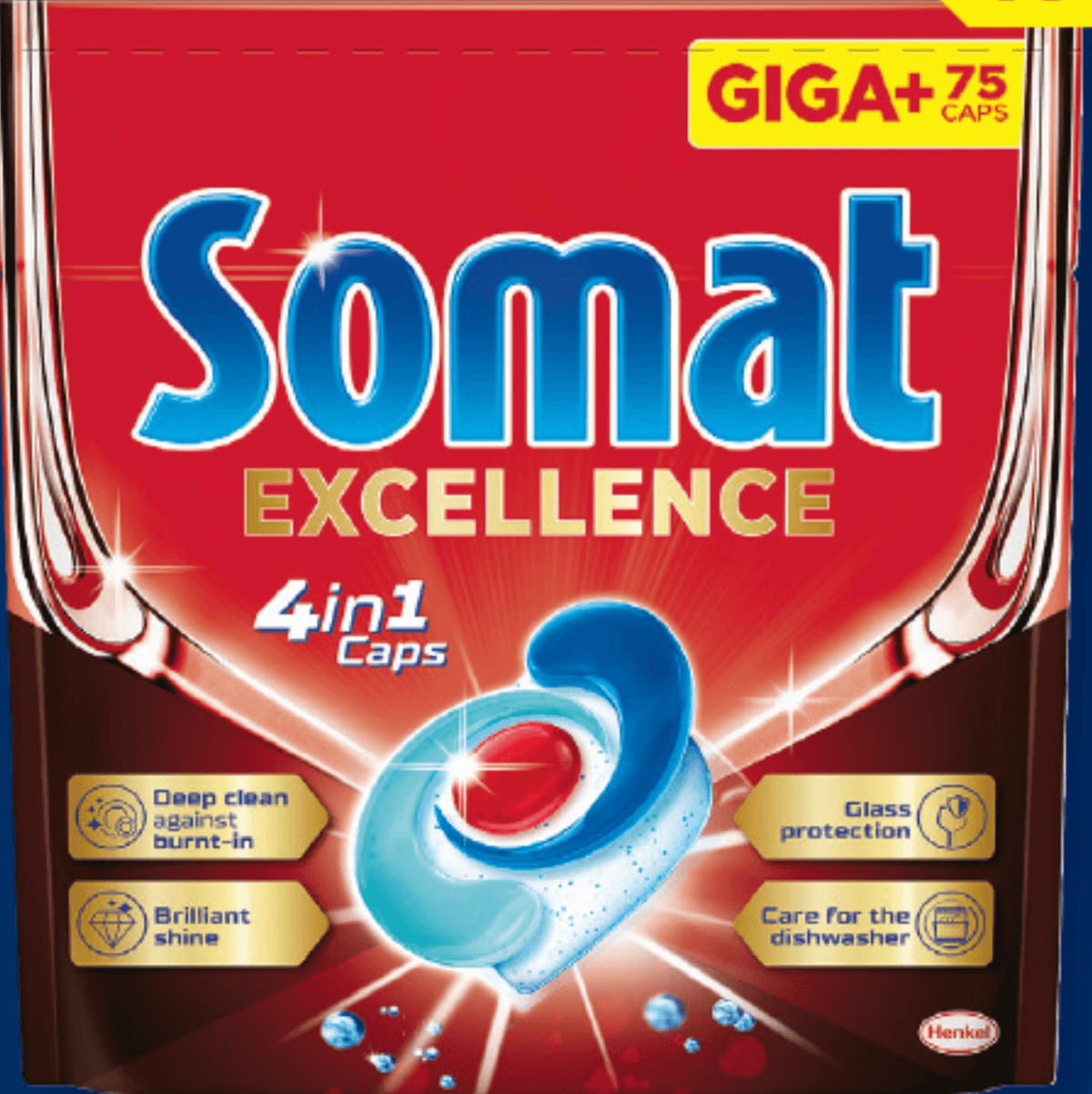 Somat Kapsule Excellence 4 in 1 75 kapsul - Akcija v trgovini Lidl