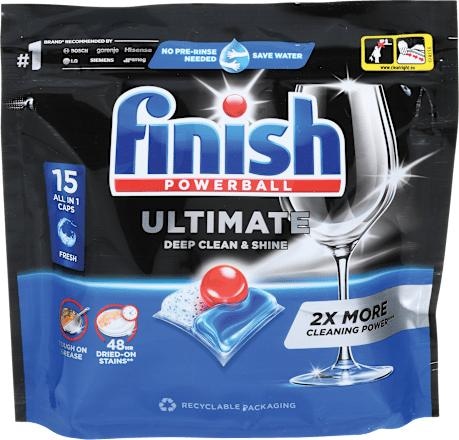 FINISH kapsule za strojno pomivanje posode 21 kosov, 18 kosov - Akcija v trgovini Mueller