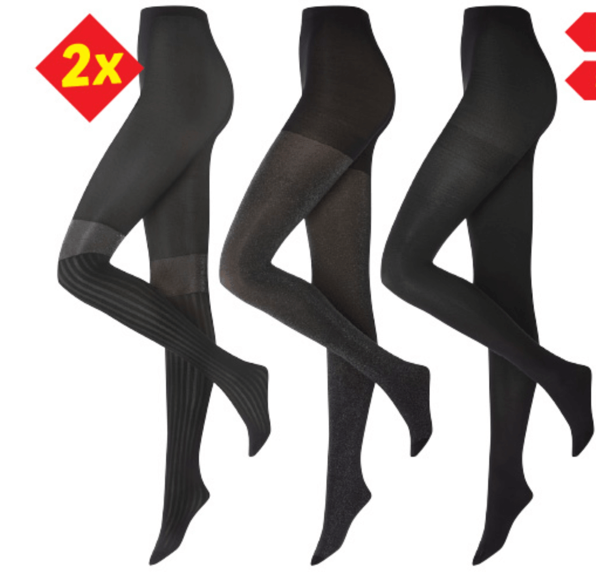 Ženske hlačne nogavice 2 kosa esmara - Akcija v trgovini Lidl