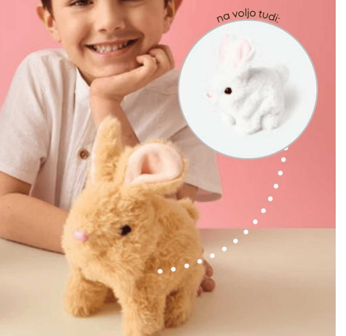 Interaktivna igrača zajček - Akcija v trgovini Pepco