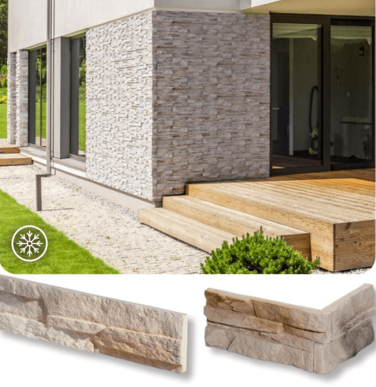 Kotna stenska obloga 2-delna - Akcija v trgovini Bauhaus