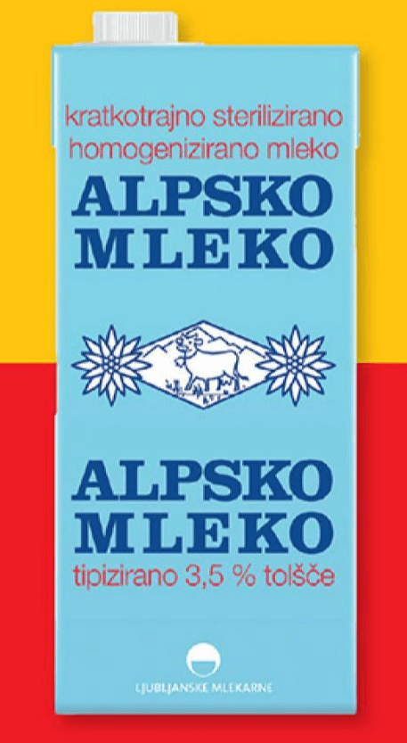 Ljubljanske Mlekarne Alpsko mleko 1 l Akcija v trgovini Lidl