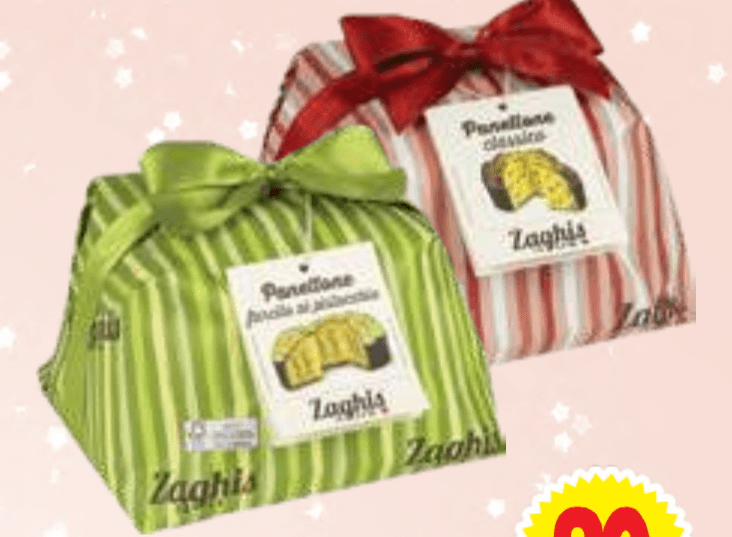 Kolač Panettone Zaghis 750 g - Akcija v trgovini E.Leclerc