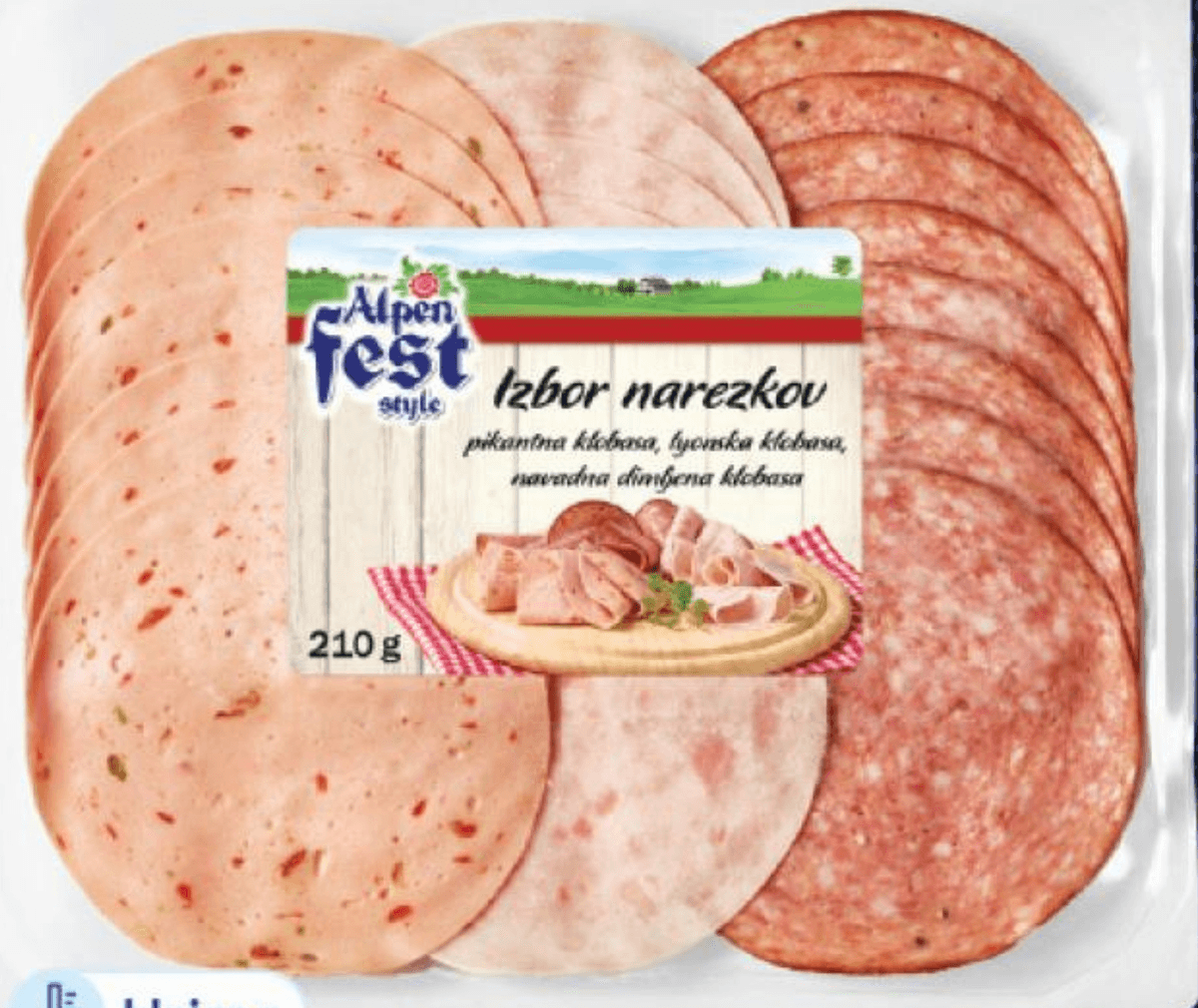 Alpenfest Izbor narezkov 210 g - Akcija v trgovini Lidl