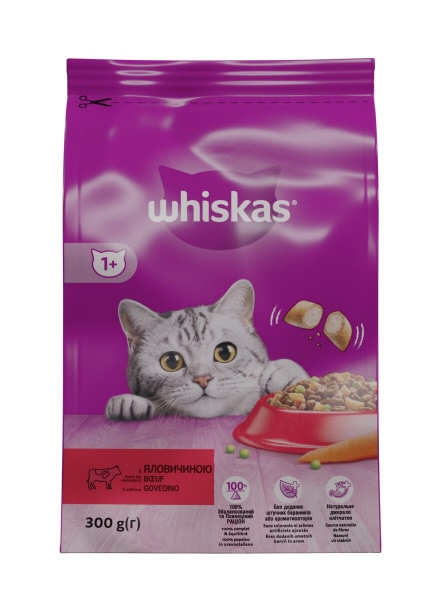 Whiskas Briketi za mačke Adult 300 g - Akcija v trgovini Jager