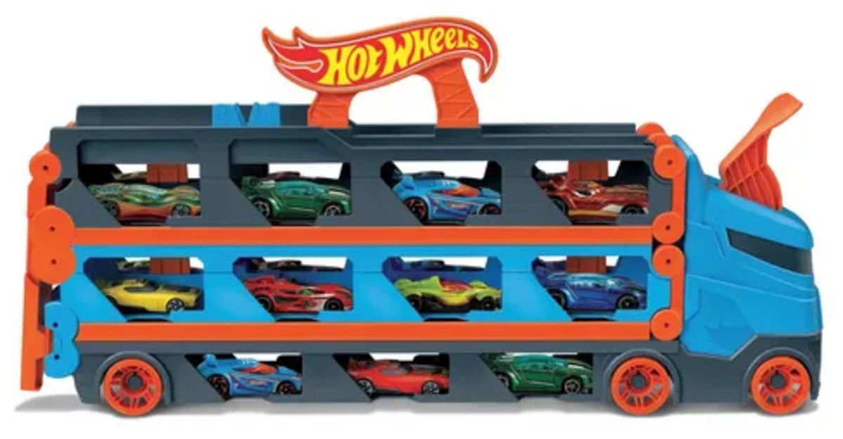 Transporter za dirkalnike 2v1 Hot Wheels - Akcija v trgovini Mueller