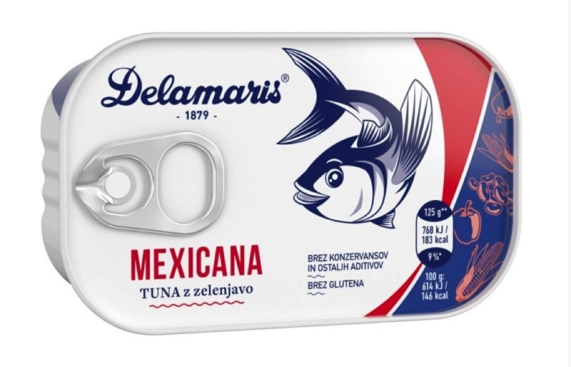 Tuna Mexicana Delamaris 125 g - Akcija v trgovini Jager