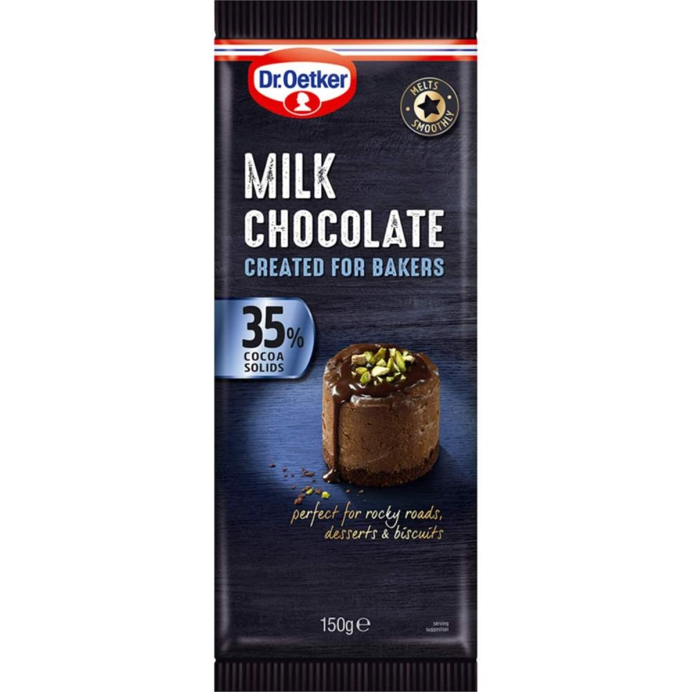 Jedilna čokolada Dr. Oetker 150 g - Akcija v trgovini Spar