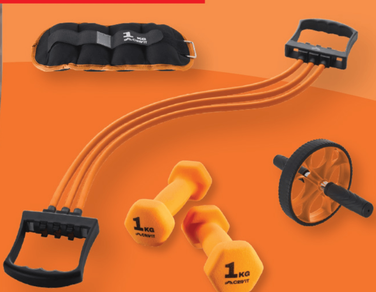 CRIVIT Pripomočki za fitnes - Akcija v trgovini Lidl