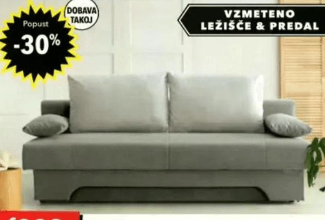 3-sed MIRO - Akcija v trgovini Harvey Norman