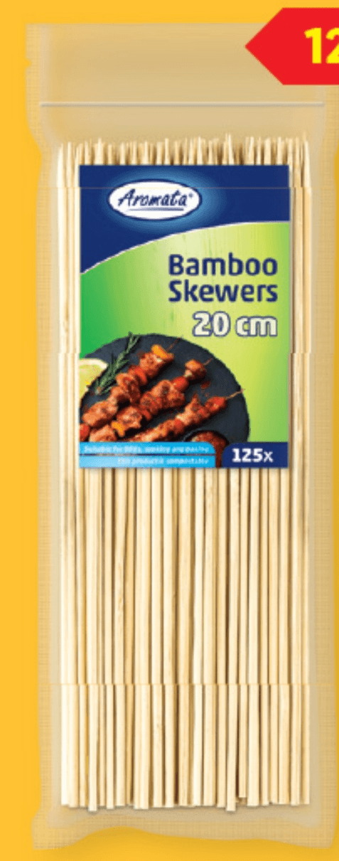 Aromata Bambusova nabodala 125 kosov - Akcija v trgovini Lidl