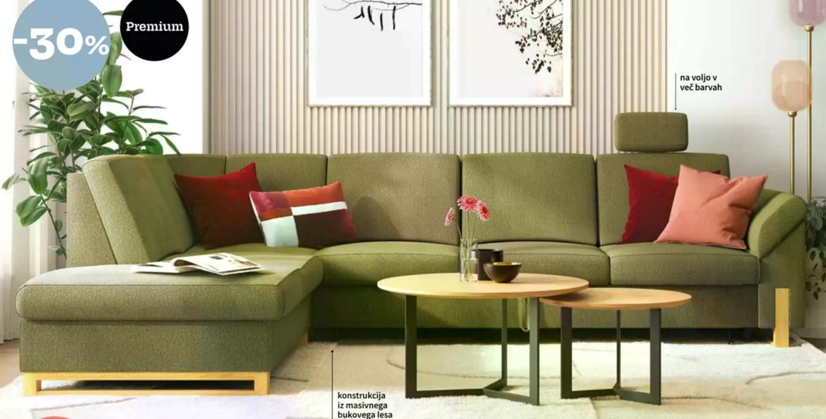 CATANIA modularni program sedežne garniture - Akcija v trgovini Prima