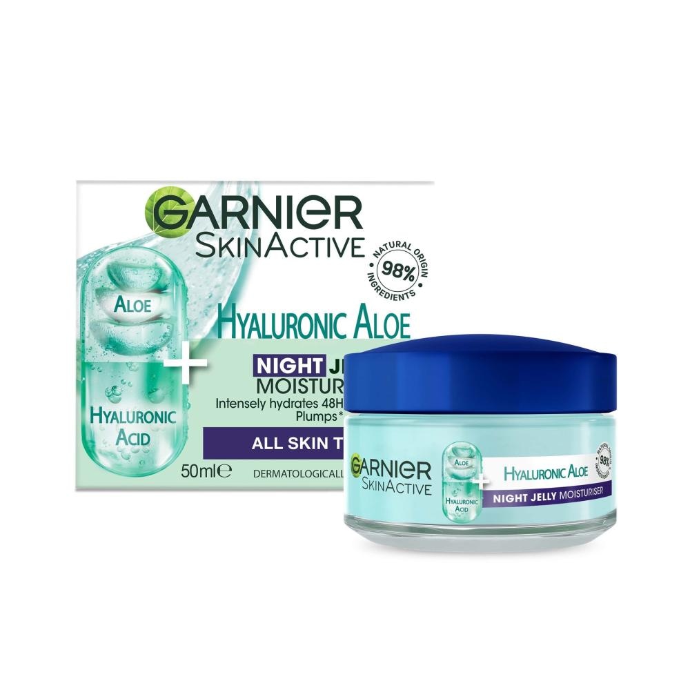 Garnier Hyaluronic Aloe Jelly Night Cream - Akcija v trgovini Tuš