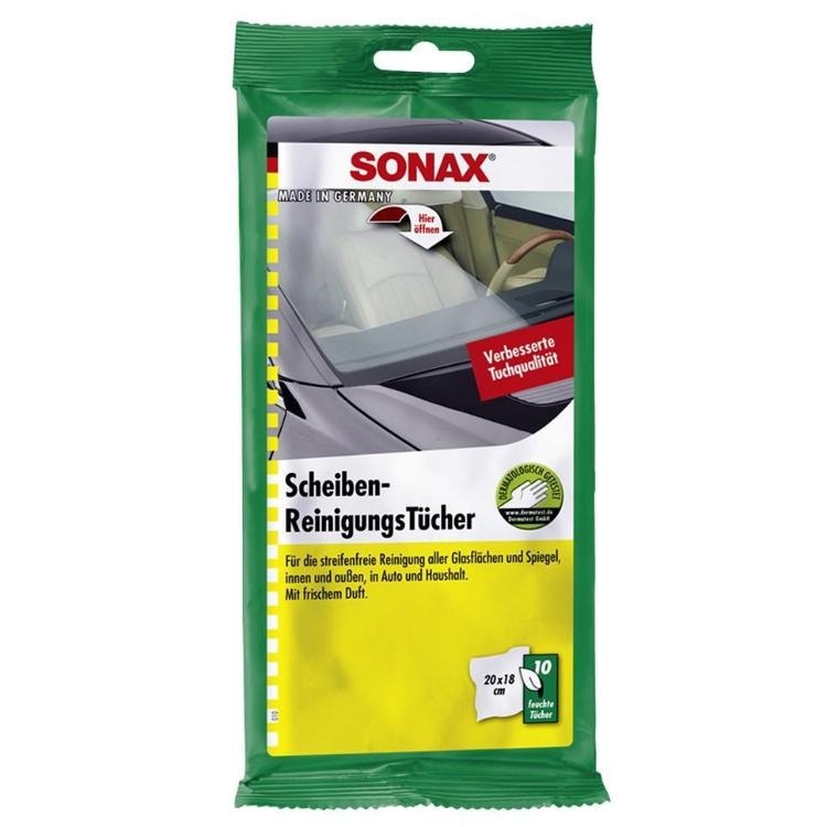 SONAX Krpice za čiščenje stekel 10 krpic - Akcija u trgovini E.Leclerc