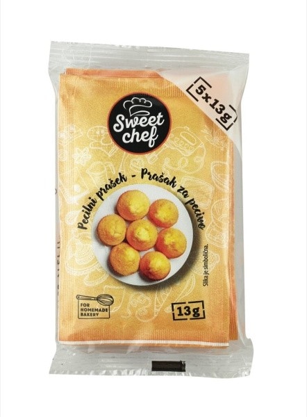Vanilin sladkor Sweet Chef ali pecilni prašek Sweet Chef 5/1, 50 g ali 5x13g Sweet Chef Mercator Akcija v trgovini Mercator