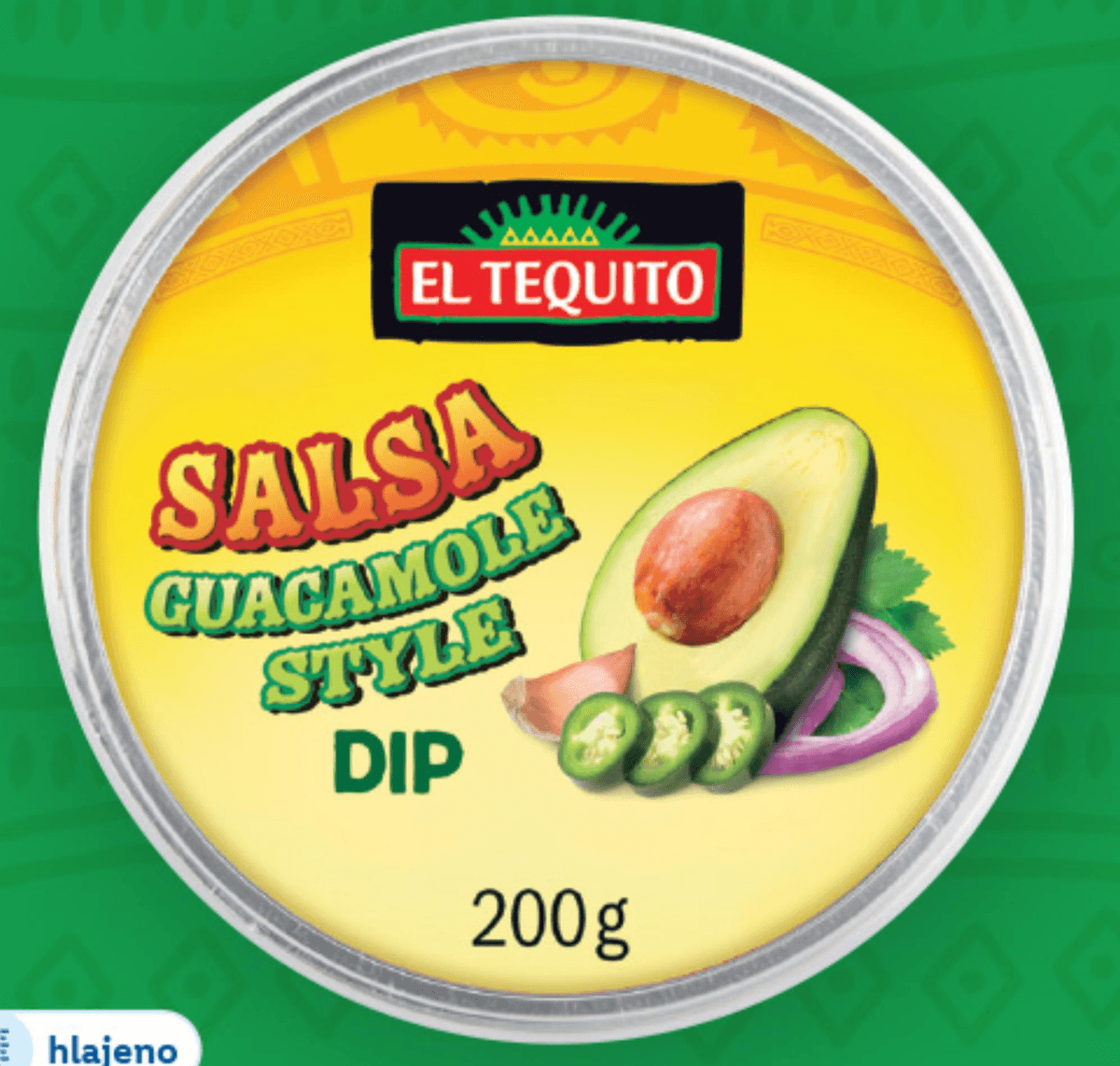El Tequito Pomaka na Guacamole način 200 g - Akcija v trgovini Lidl