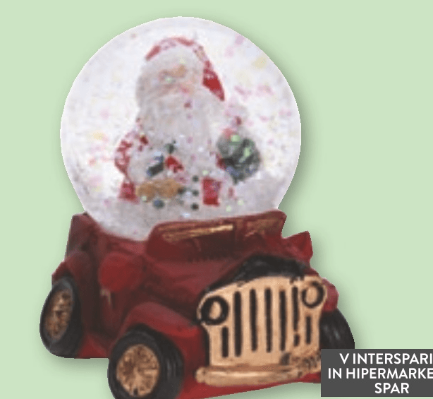 Snežna krogla - Akcija v trgovini Spar