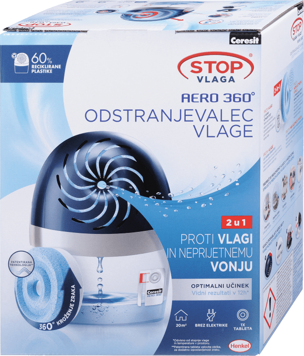 Odstranjevalec vlage 'Aero 360°' 1 kos - Akcija v trgovini Bauhaus