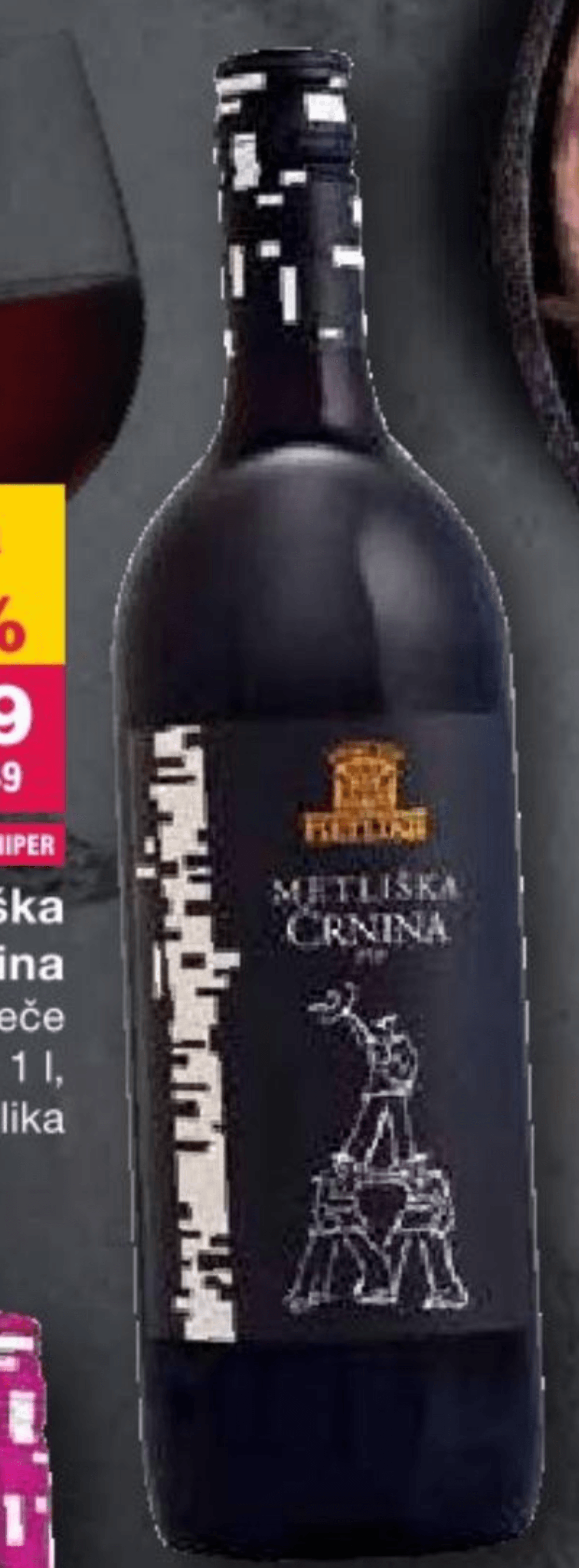 Metliška črnina 1 l KZ Metlika - Akcija v trgovini Mercator