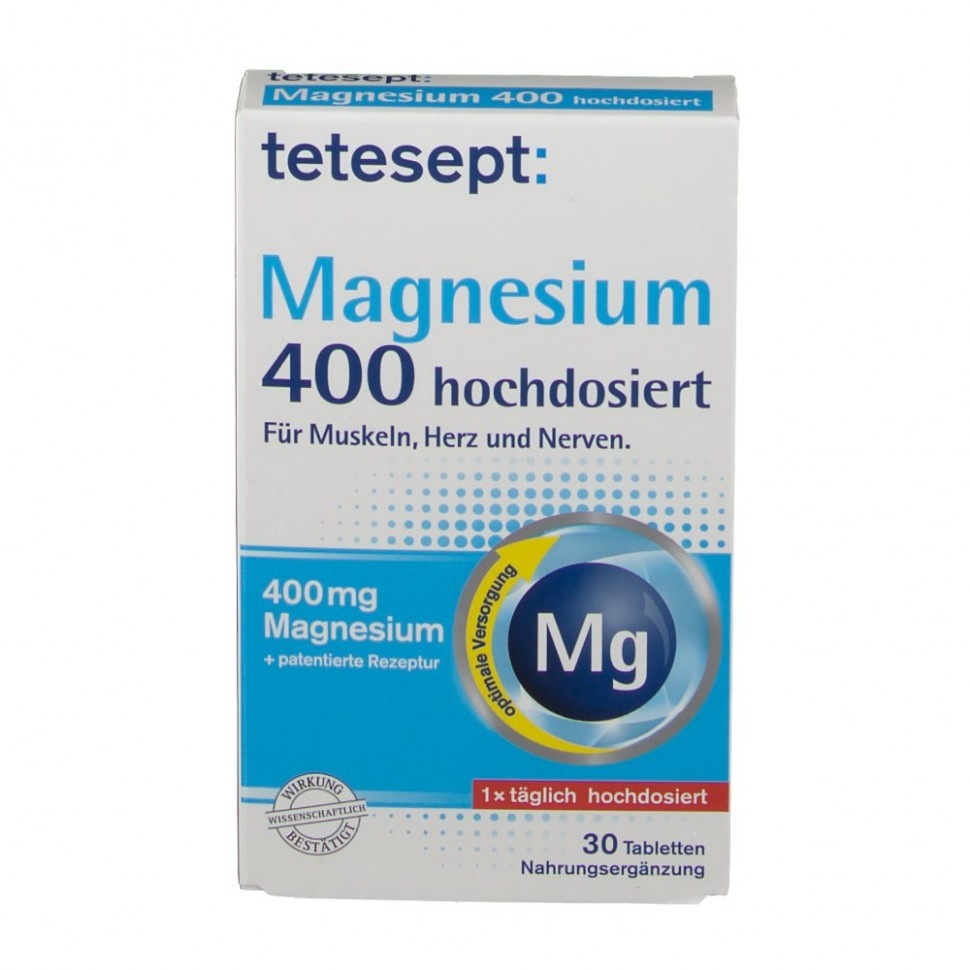 Tetesept magnezij 400 mg 30 kosov - Akcija u trgovini Mueller