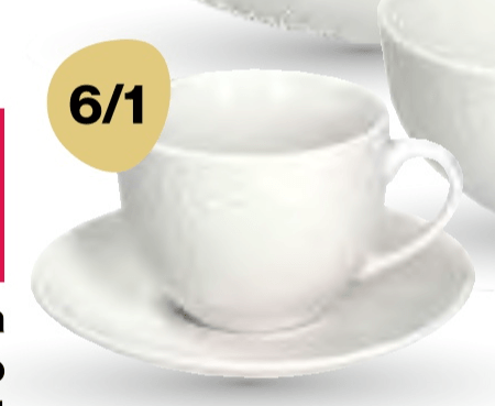 Skodelica za kavo 6/1 - Akcija v trgovini Mercator