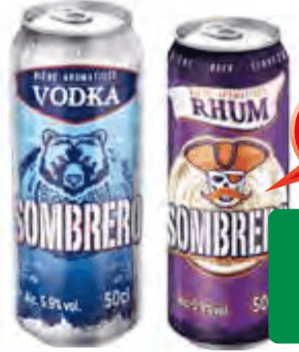 Pivo z okusom Sombrero 0,5 L - Akcija v trgovini Jager