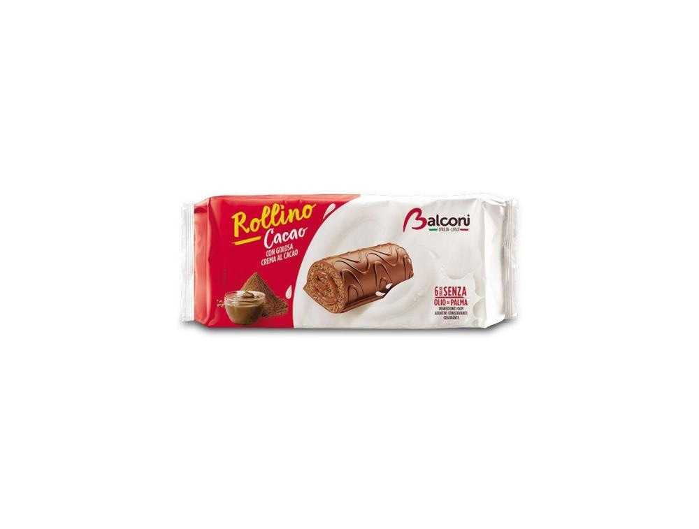 Desert Rollino Cacao 6 x 37 g Balconi - Akcija v trgovini Tuš