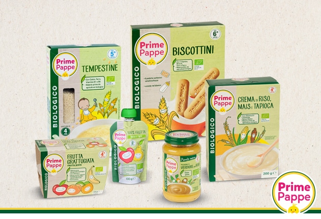 Prime Pappe Bio testenine Gemmine/Zvezdice/Tempestine/Obročki 350 g - Akcija v trgovini Eurospin