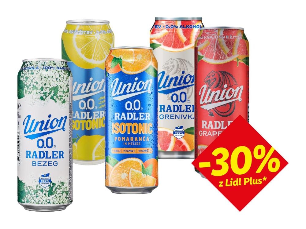 Union Izbrani radlerji - Akcija v trgovini Lidl
