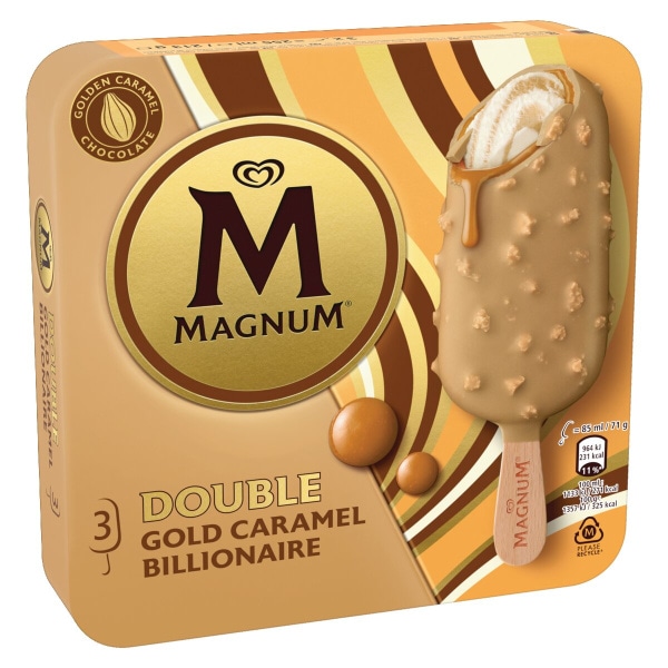 Sladoled Magnum 3 x 85 ml, 3 x 90 ml ali 3 x 100 ml - Akcija v trgovini Spar