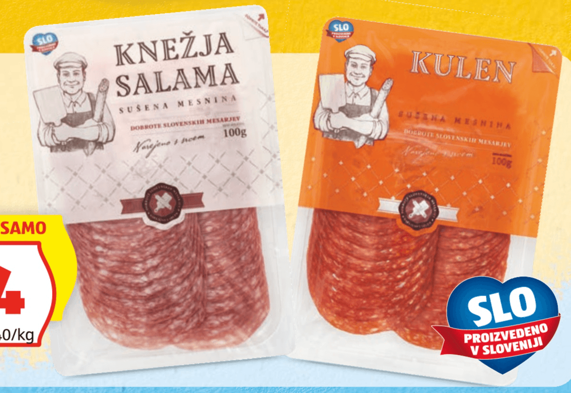 Trajni narezek 100 g SLO - Akcija v trgovini Hofer