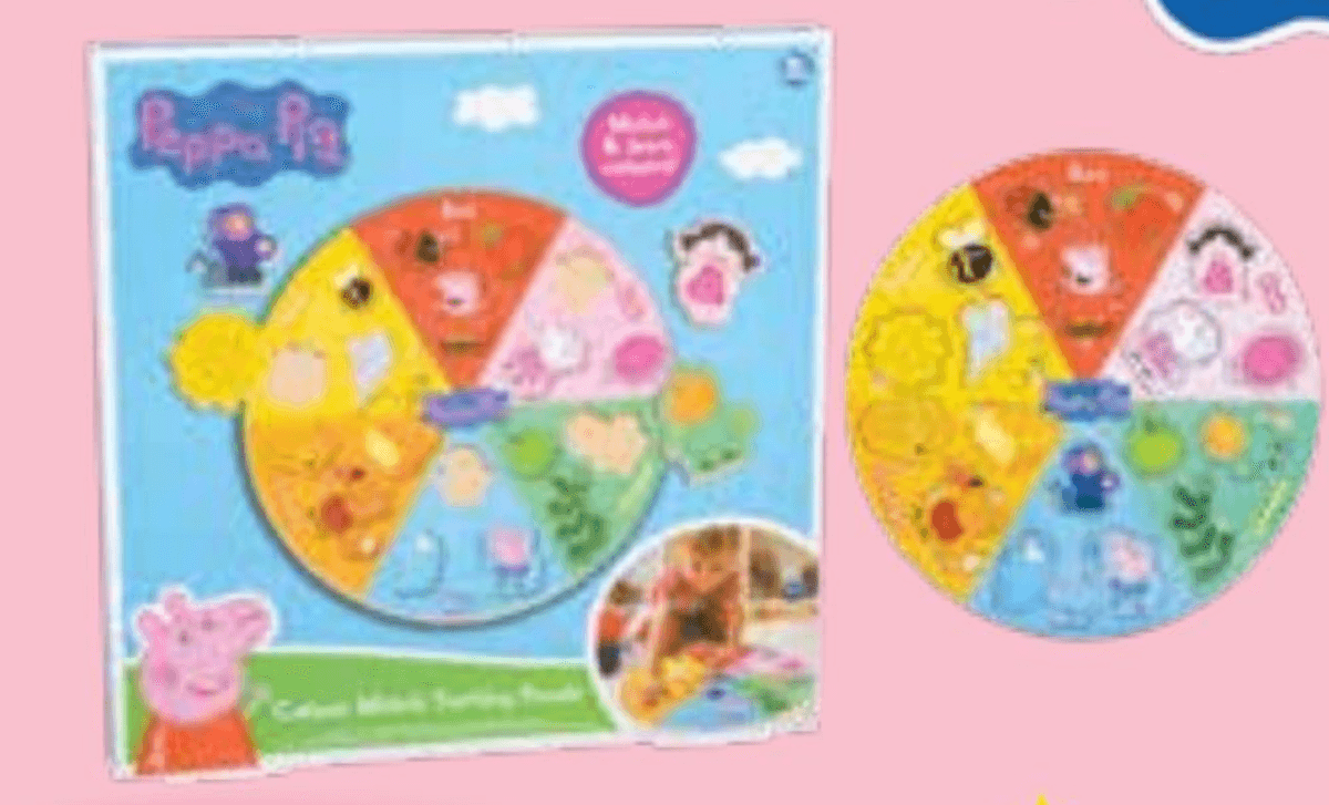 Sestavljanka z oblikami Peppa Pig - Akcija v trgovini Spar