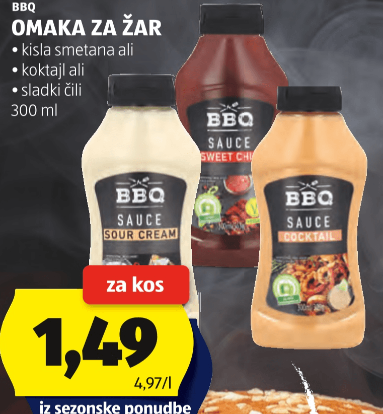 BBQ Omaka za žar 300 ml - Akcija v trgovini Hofer