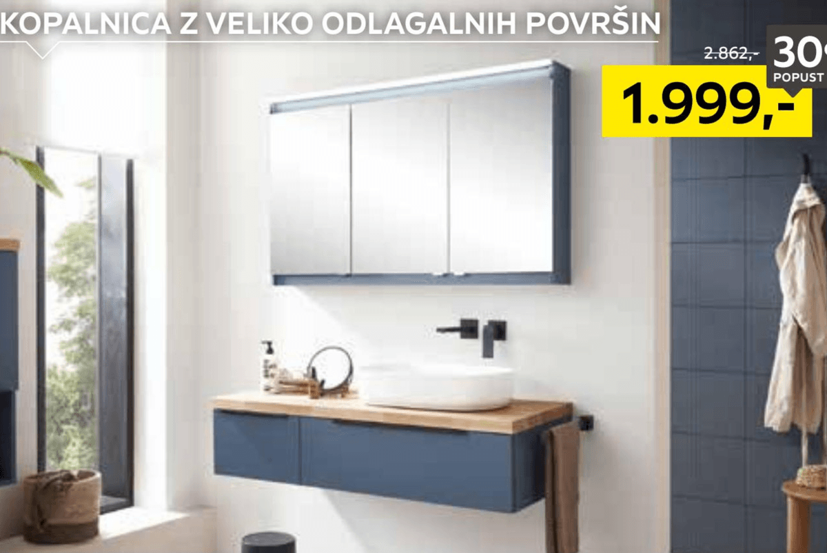 Kopalnica z veliko odlagalnih površin - Akcija v trgovini Lesnina