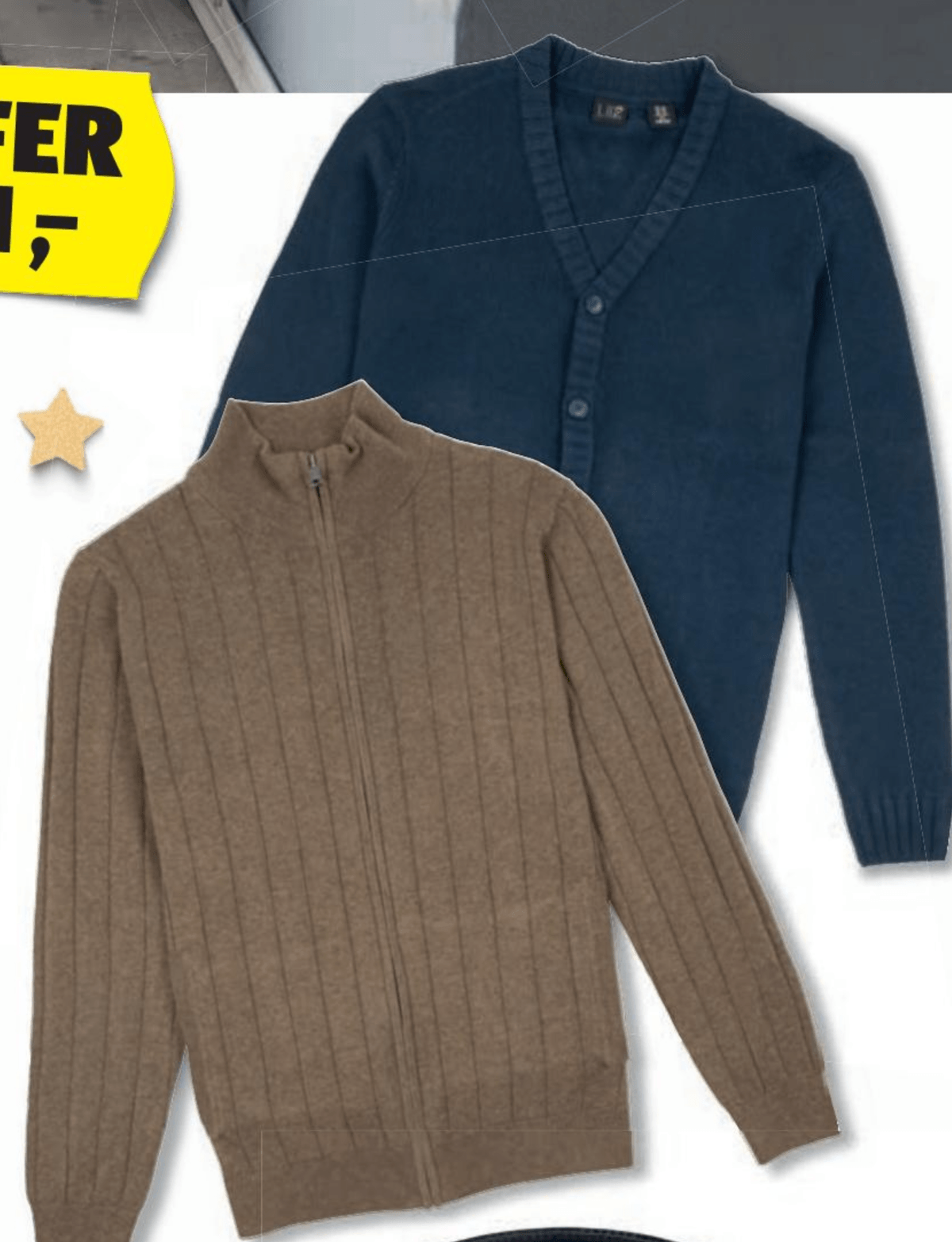 Moška pletena jopica UP 2 FASHION MEN - Akcija v trgovini Hofer